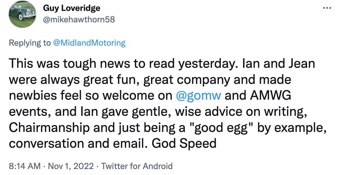 Guy Loveridge on Twitter